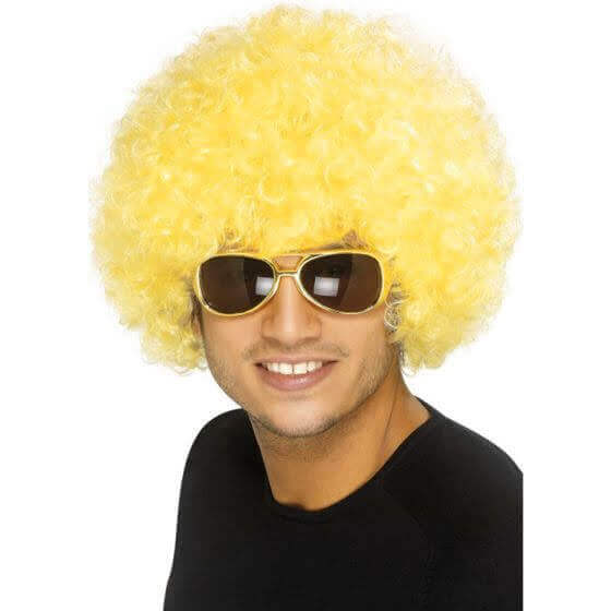 Dense Afro Wigs Yellow 80 Grams