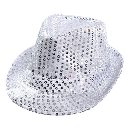 Sequin Hat Silver