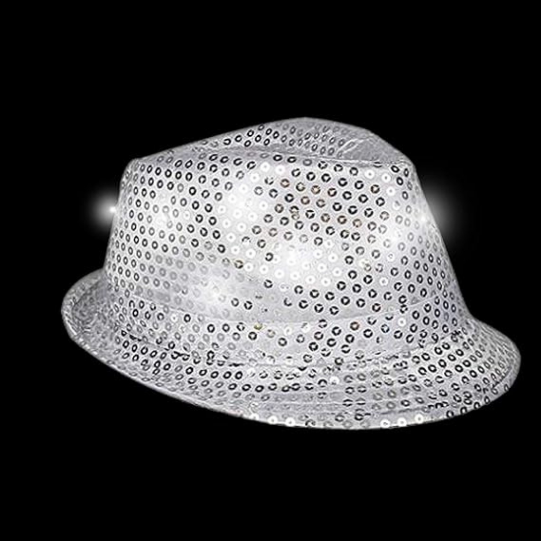 Sequin Hat Silver