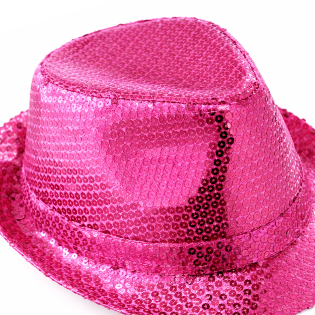 Sequin Hat Pink
