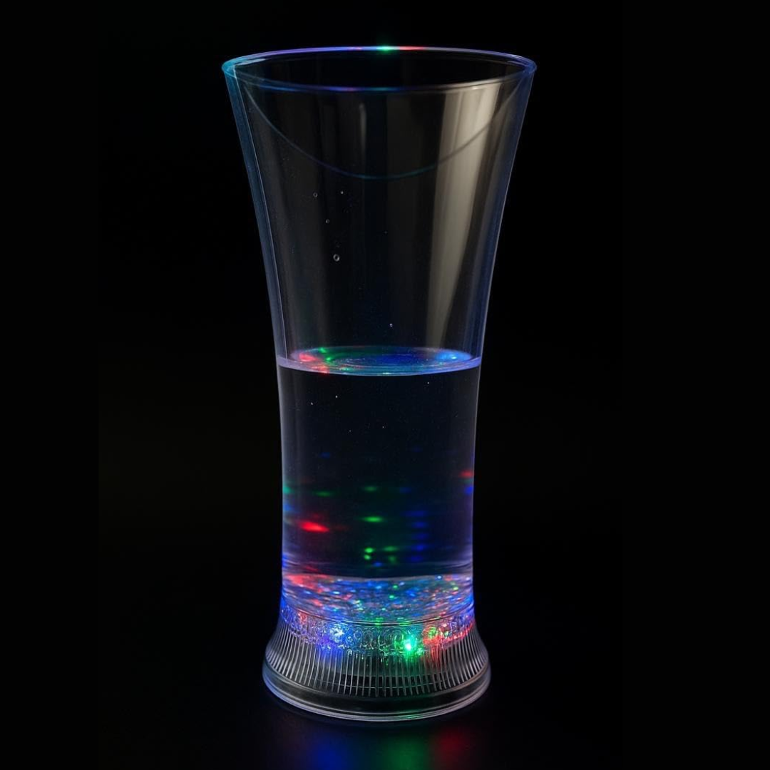 LED Liquid Activated Beer Glass – Glow in Dark Party Drink Mug