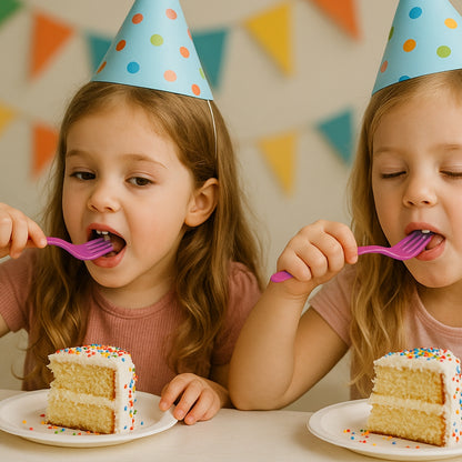 Hot Pink Premium Reusable Spoons - 20PC
