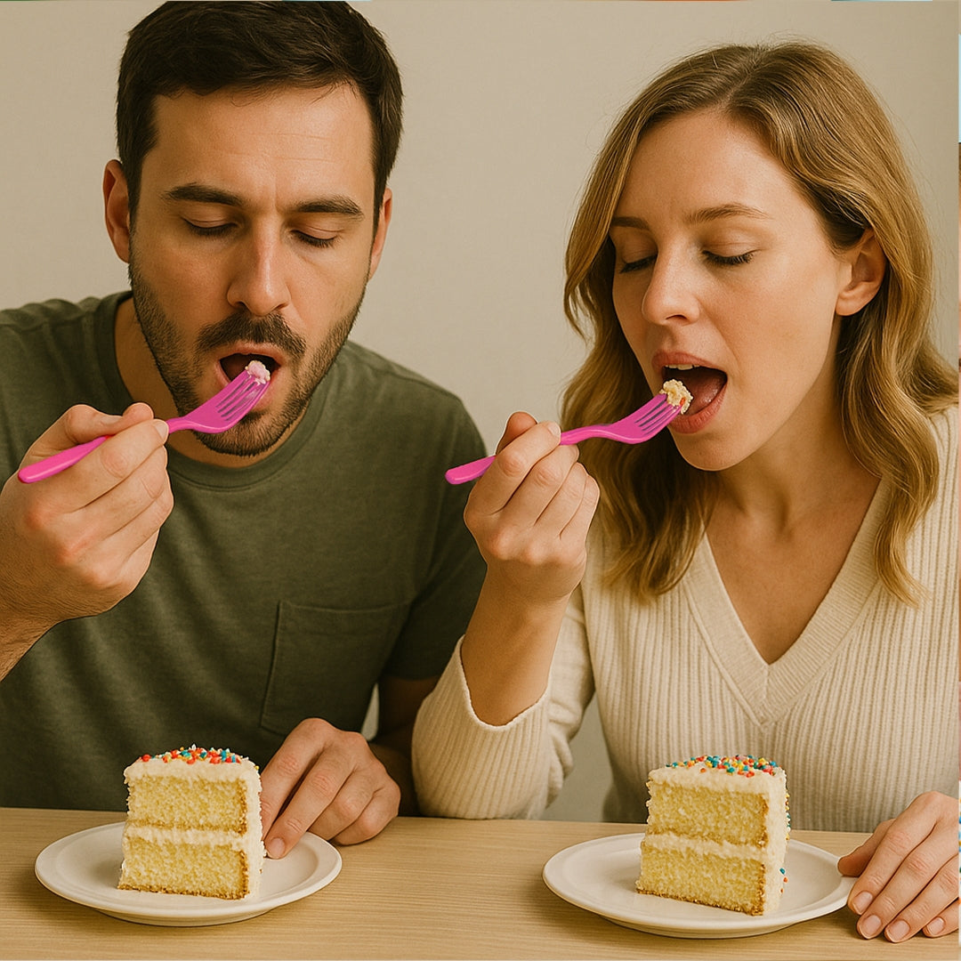 Hot Pink Premium Reusable Spoons - 20PC