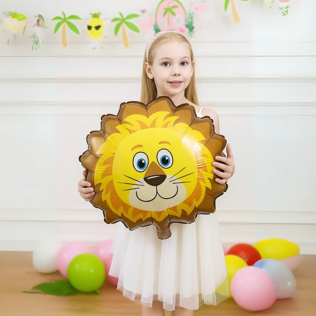 Lion Shaped Balloon - Air Filled - 16 inches - 1PC