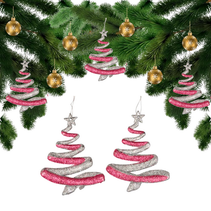 CTO Christmas Tree Shooting Star Hanging Silver -