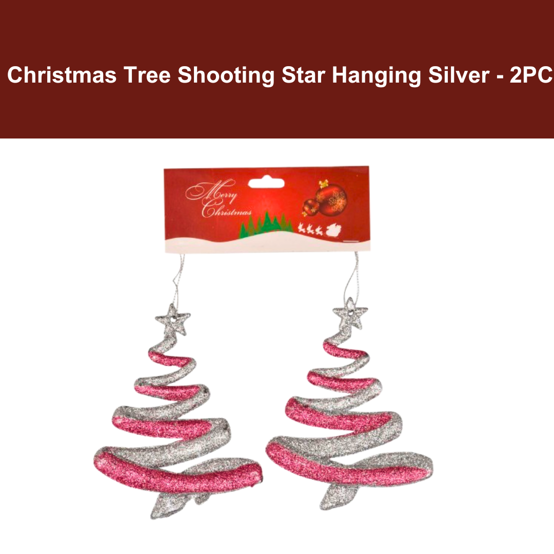 CTO Christmas Tree Shooting Star Hanging Silver -