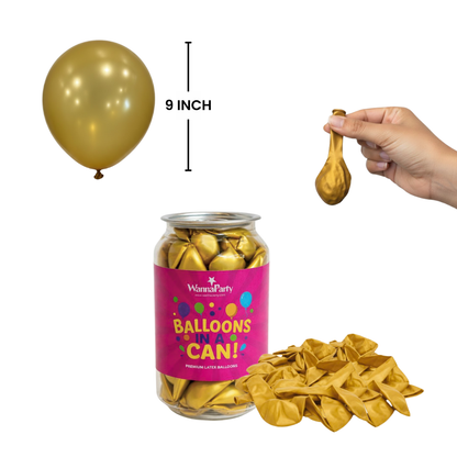 Metallic Gold Latex Balloons 10" - 20PC