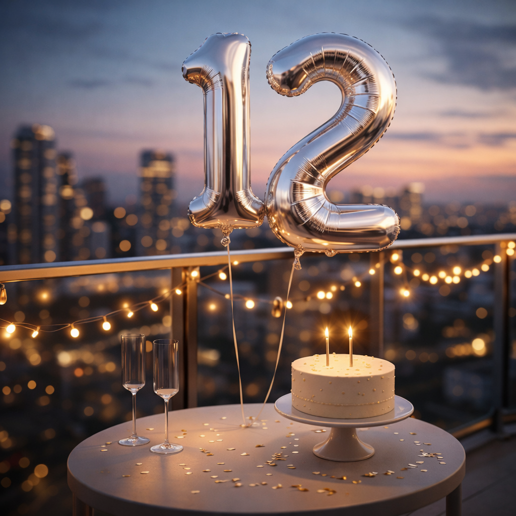 Number 1 Silver Foil Balloon - 40 inches - 1PC