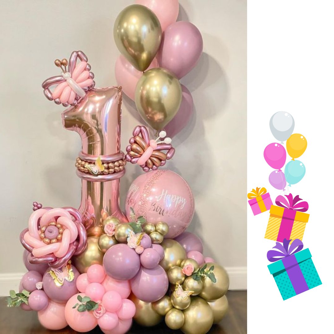 Chrome Rose Gold BT Balloons - 50PC