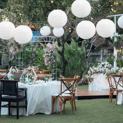 White Paper Lanterns Small - 10 inches - 1PC