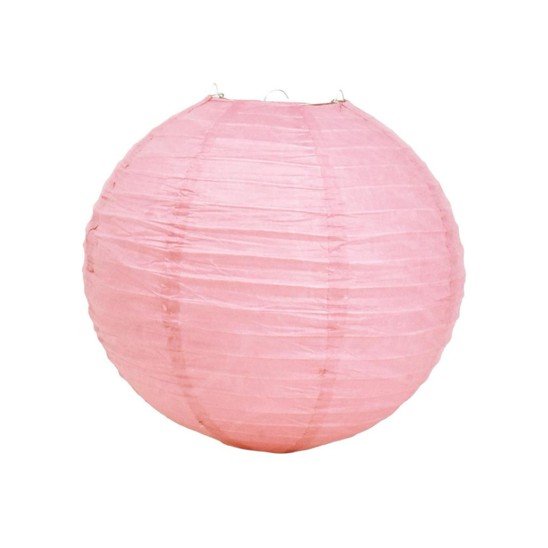 Hot Pink Paper Lanterns Small