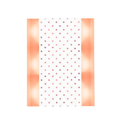 Pink Tablecover with Golden Polka Dot 54inx72in - 1PC