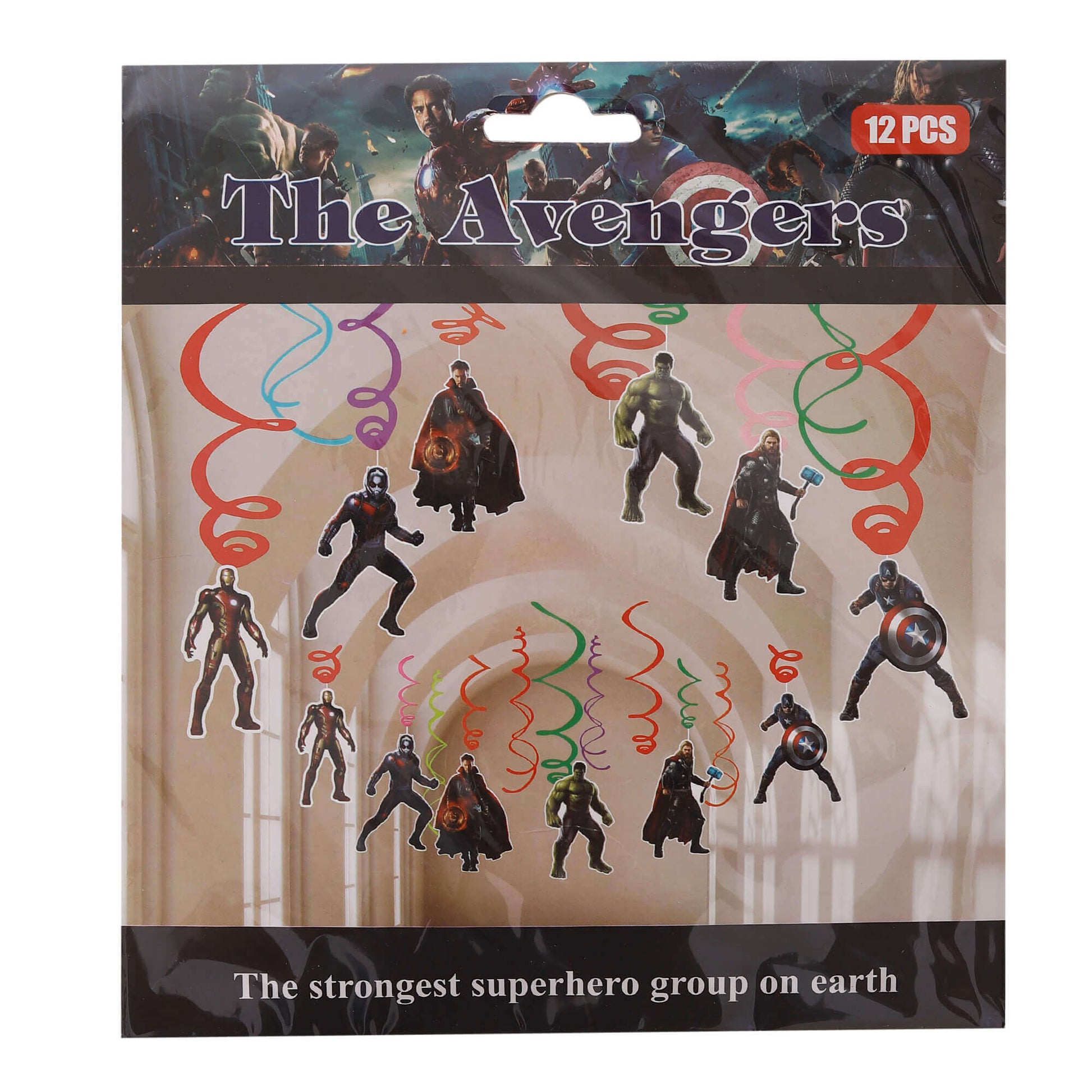 Avengers Swirl Decoration - 12PC