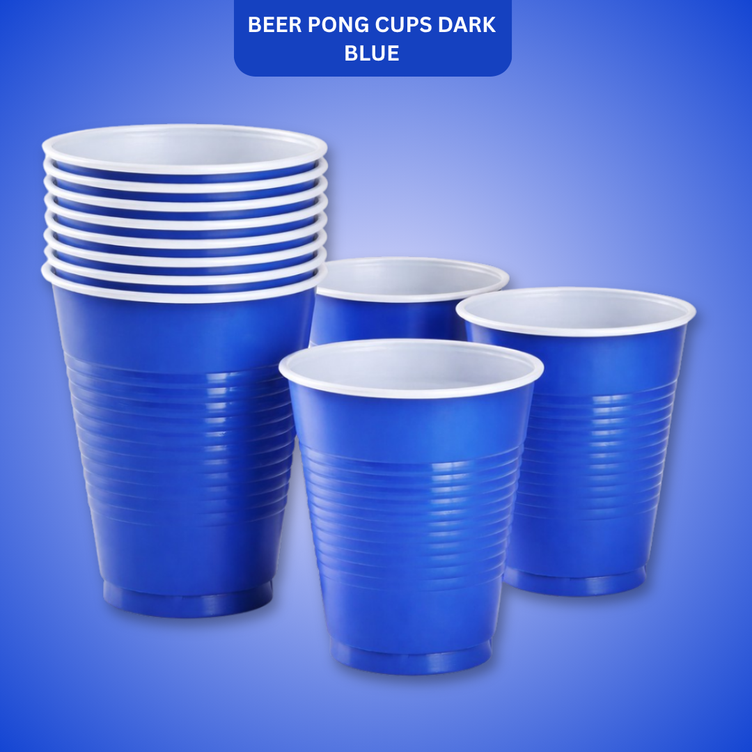 Beer Pong Cups Dark Blue - 20PC