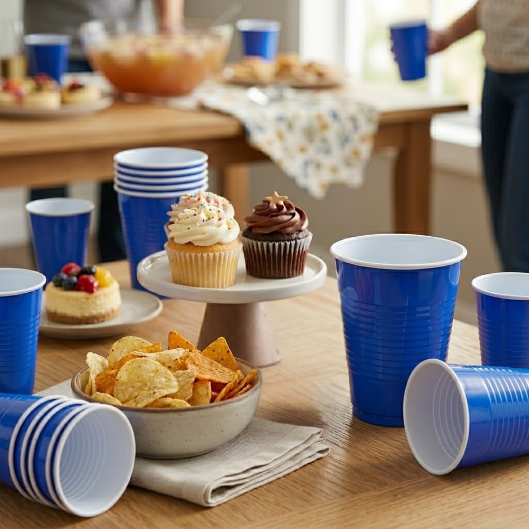 Beer Pong Cups Dark Blue - 20PC