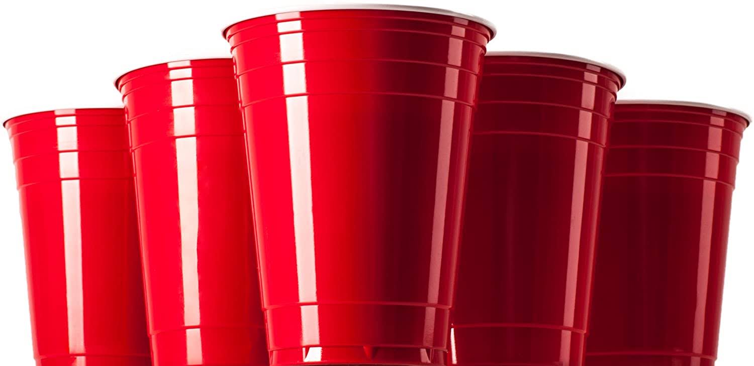 Beer Pong Cups Red - 20PC