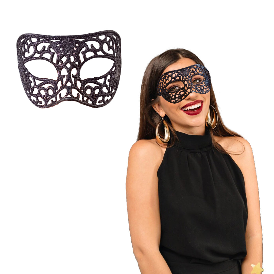 Masquerade Men Mask Black