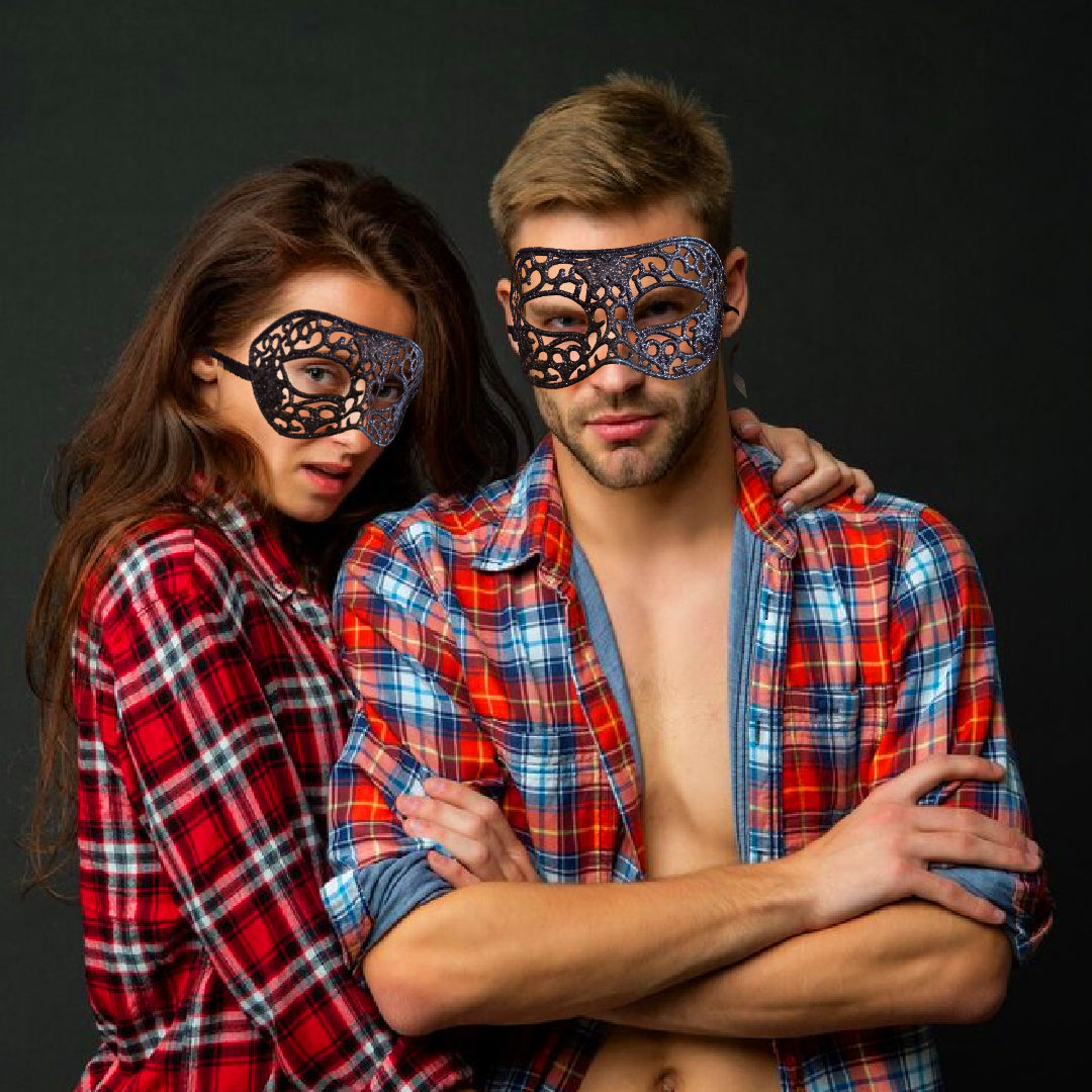 Masquerade Men Mask Black