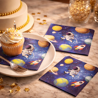 Space Theme Paper Napkins - 20PC