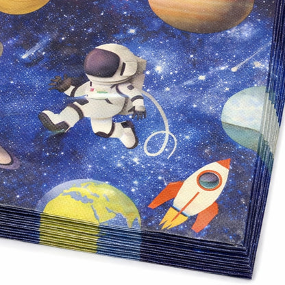 Space Theme Paper Napkins - 20PC
