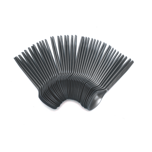 Metallic Silver Dinner or Dessert Spoons / Cake Spoons / Durable - 20PC