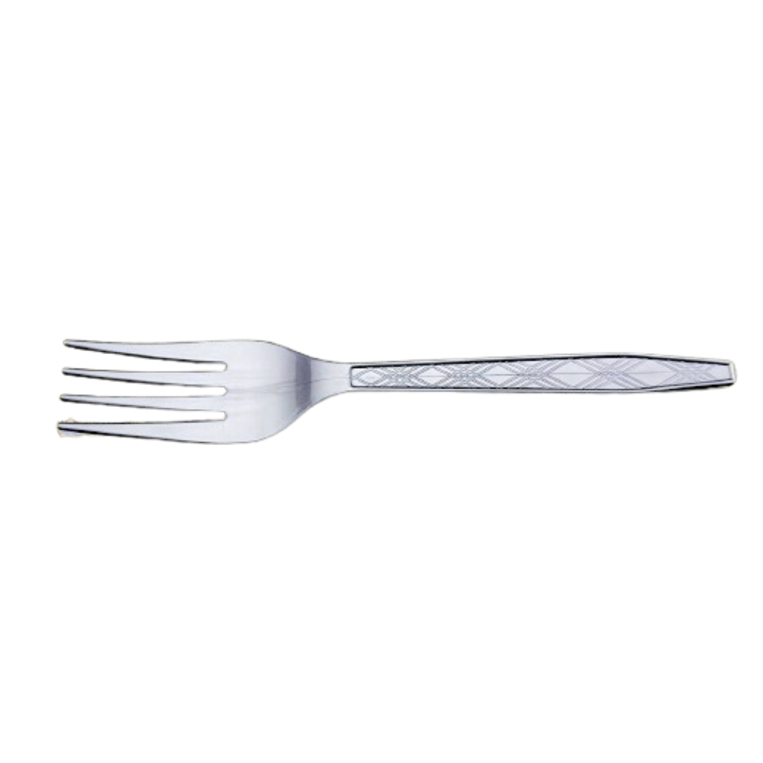 Metallic Silver Dinner Forks / Durable - 20PC
