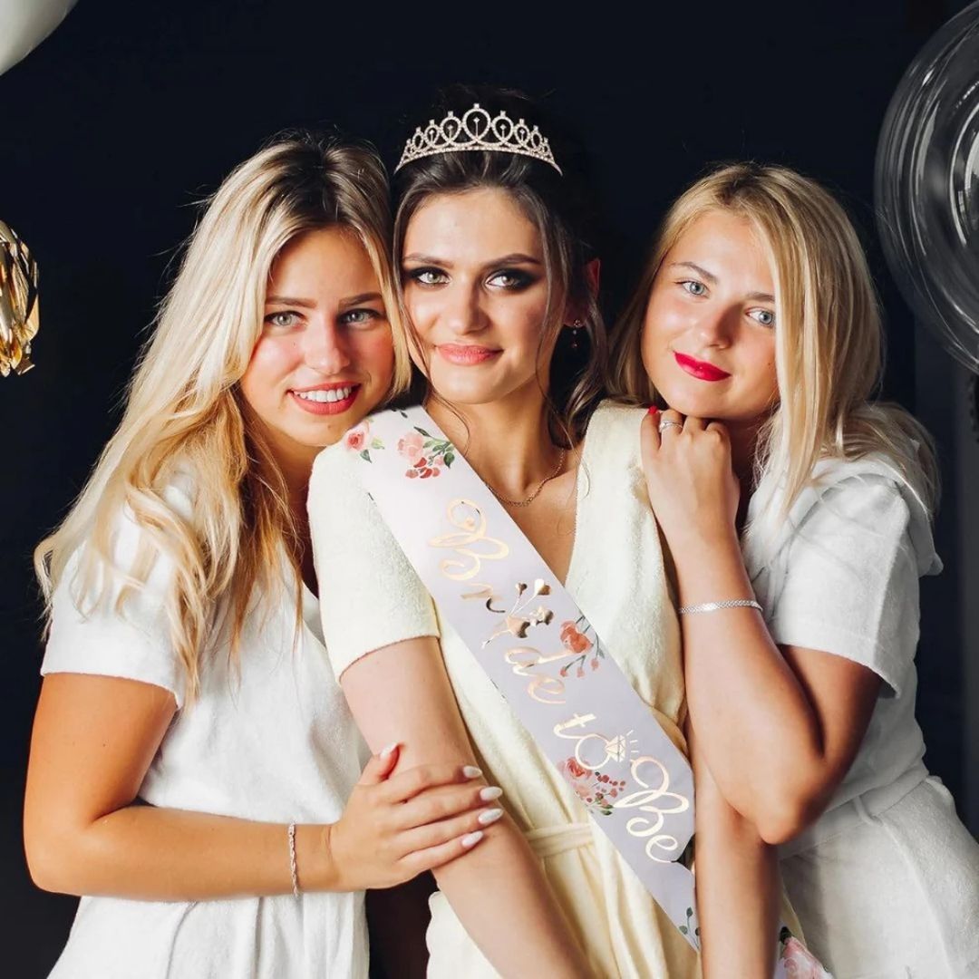 Metal Tiara Rose Gold