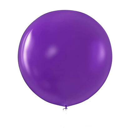 Purple Giant Big Balloon 36 Inches / Bladder Balloon / Helium Qualiy - Inflates to 3 FT Approx. - Pack of 1