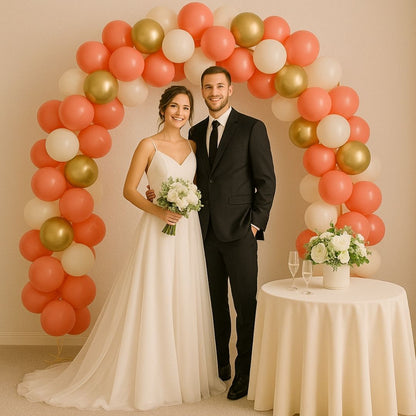 Pastel Red Latex / Rubber Balloons - 12 inches - Helium Quality - Bulk Pack - 50PC