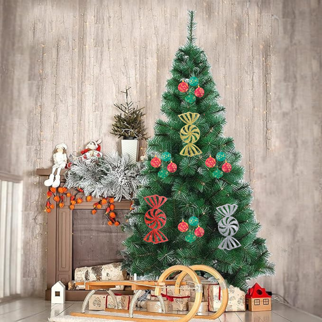 Candy Shape Tree Hangings - 3PC