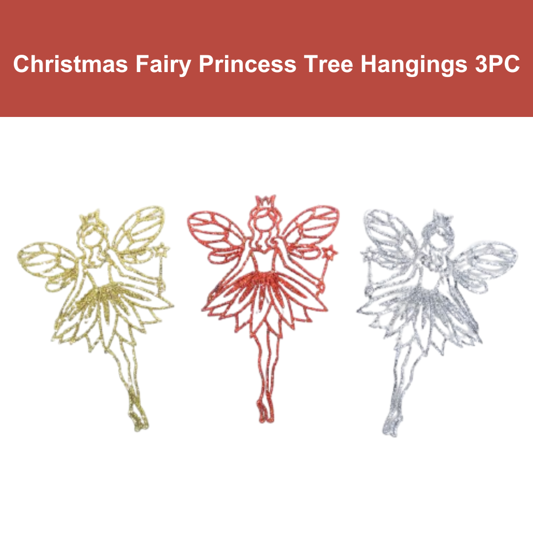 Christmas Fairy Princess Tree Hangings - 3PC