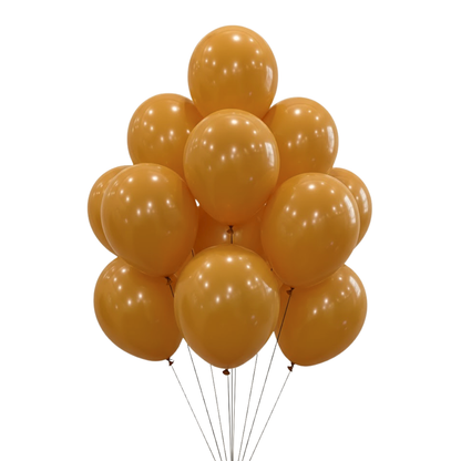 Coffee Brown Premium Latex Balloons 10" - 20PC