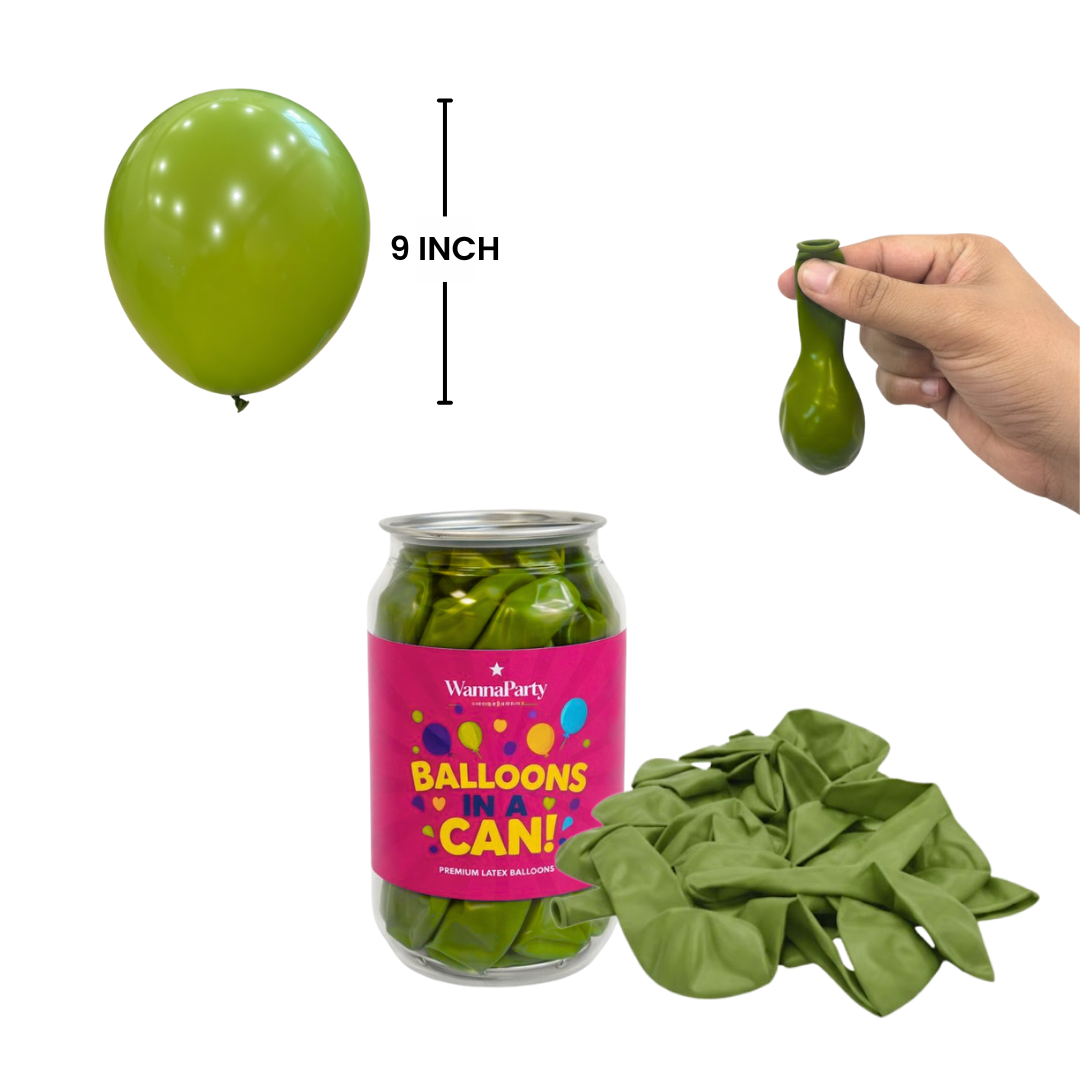 Olive Green Premium Latex Balloons 10" - 20PC