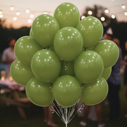 Olive Green Premium Latex Balloons 10" - 20PC