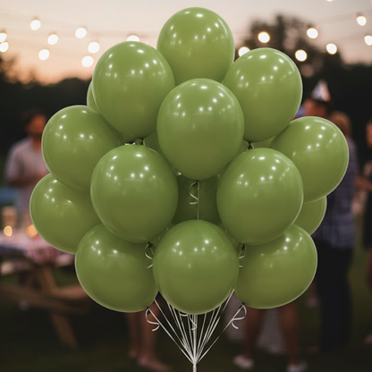 Olive Green Premium Latex Balloons 10" - 20PC