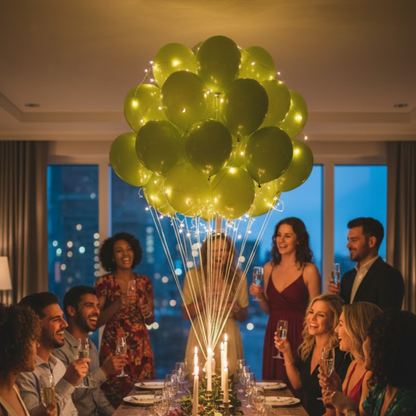 Olive Green Premium Latex Balloons 10" - 20PC