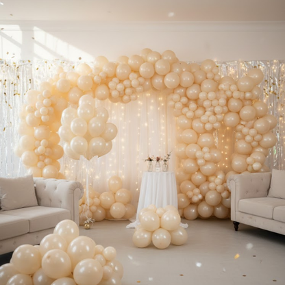 Apricot Beige / Skin Color Premium Latex Balloons 10" - 20PC