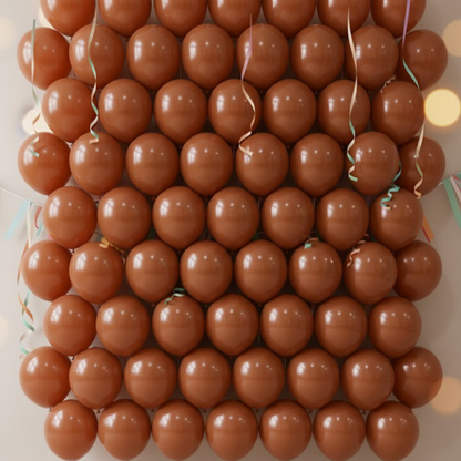 Chocolate Brown Premium Latex Balloons 10" - 20PC