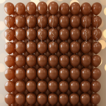 Chocolate Brown Premium Latex Balloons 10" - 20PC