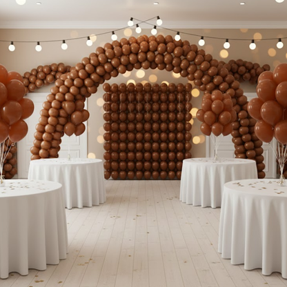 Chocolate Brown Premium Latex Balloons 10" - 20PC