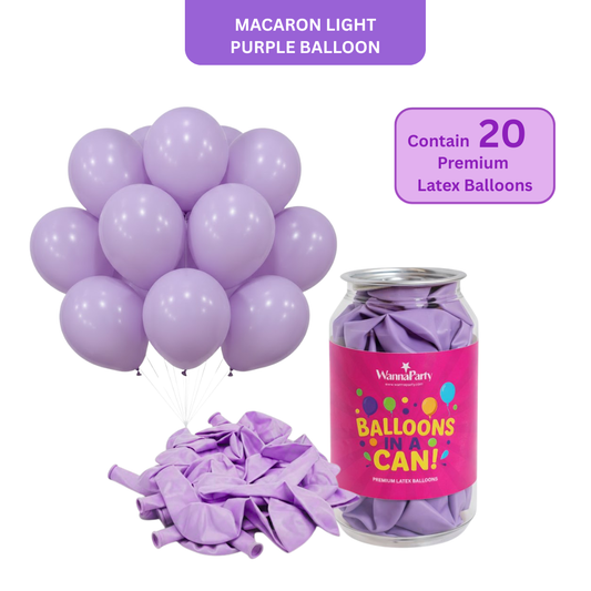 Macaron  Light Purple Premium Latex Balloons 10" - 20PC