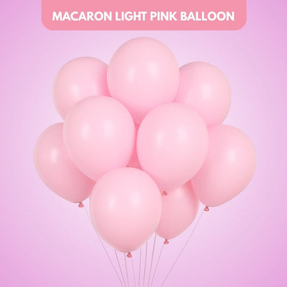 Macaron / Pastel Light Pink Latex / Rubber Balloon - 10 inches - 20PC
