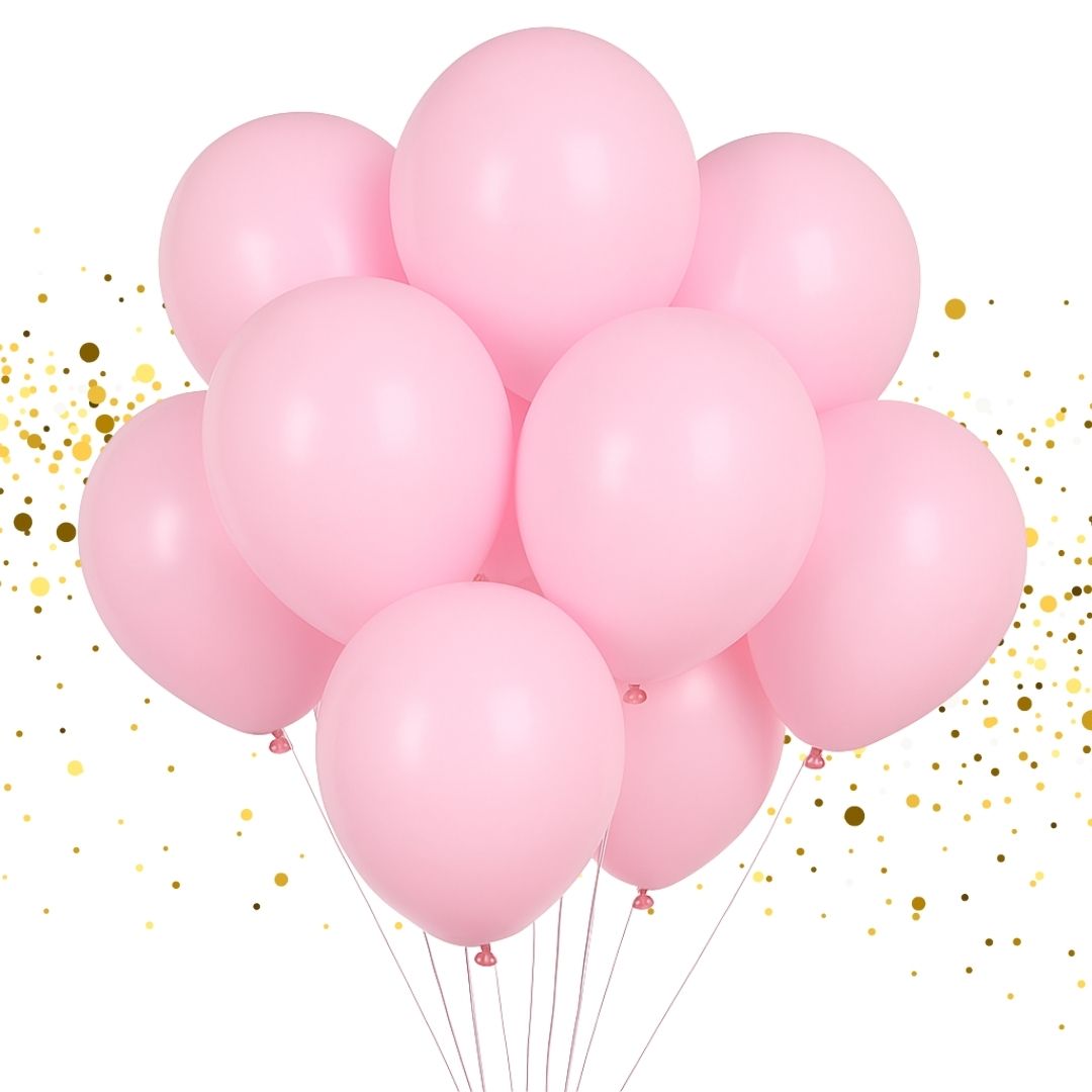 Macaron / Pastel Light Pink Latex / Rubber Balloon - 10 inches - 20PC