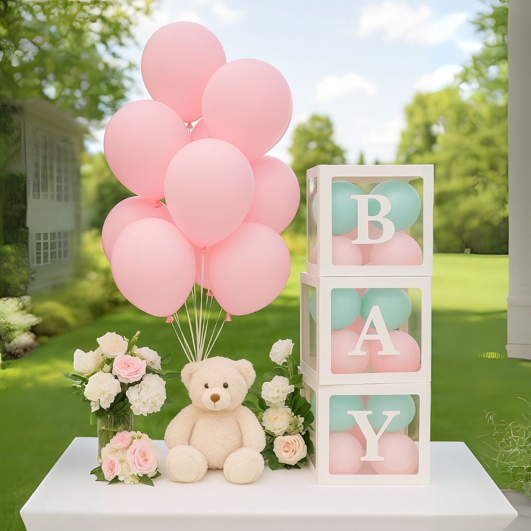 Macaron / Pastel Light Pink Latex / Rubber Balloon - 10 inches - 20PC