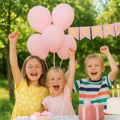 Macaron / Pastel Light Pink Latex / Rubber Balloon - 10 inches - 20PC