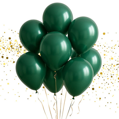 10" Chrome Green Balloons - 20PC