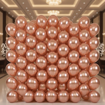 Chrome Rose Gold Premium Latex Balloons 10" - 20PC