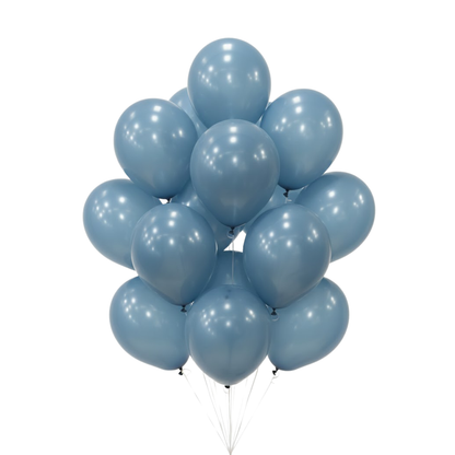 Teal Blue/Aqua Blue Premium Latex Balloons 10" - 20PC