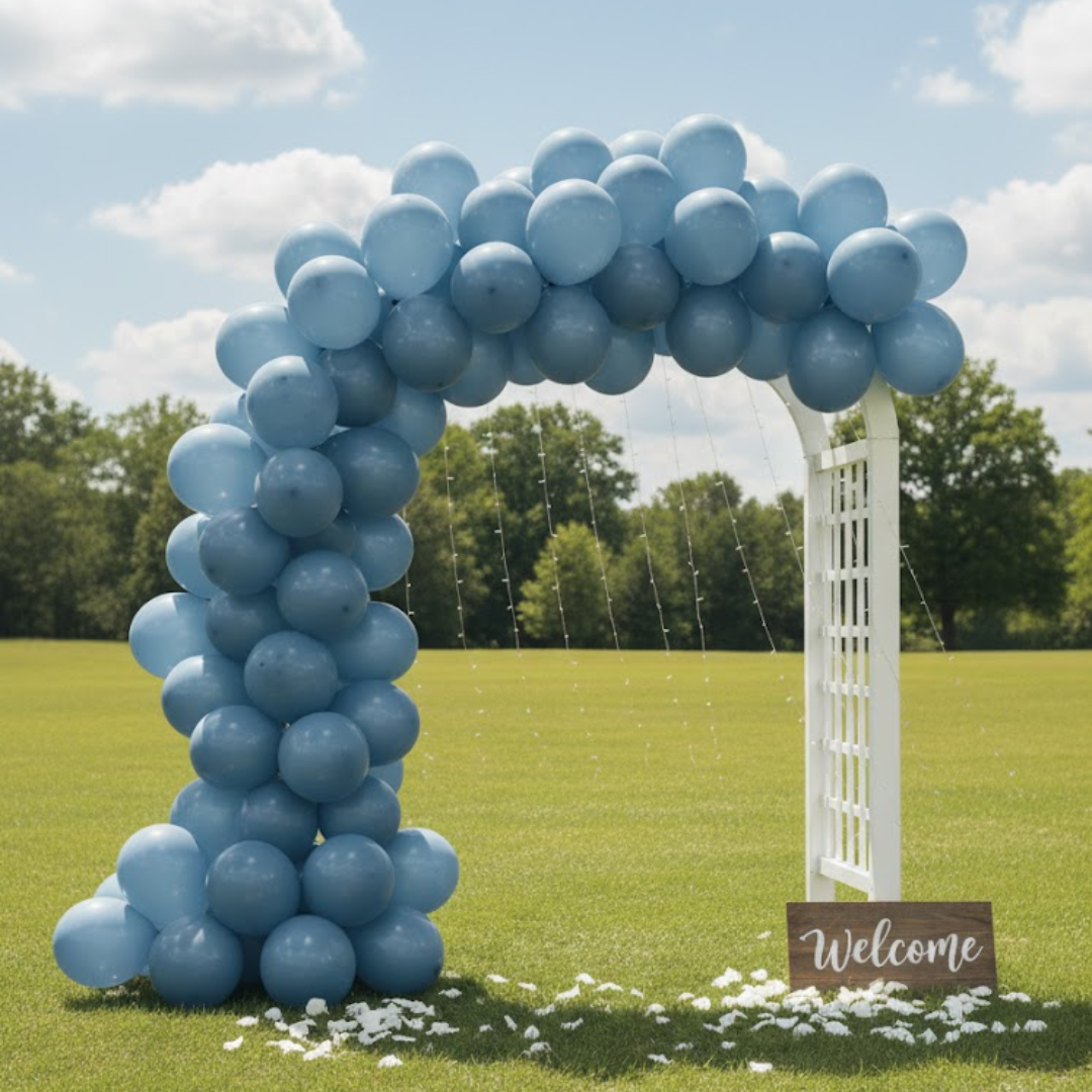 Teal Blue/Aqua Blue Premium Latex Balloons 10" - 20PC