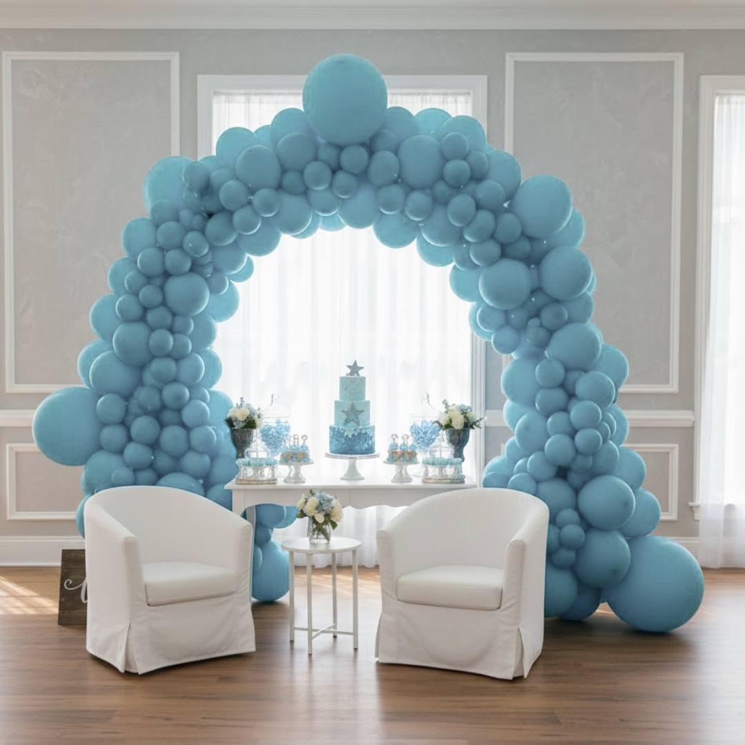 Teal Blue/Aqua Blue Premium Latex Balloons 10" - 20PC